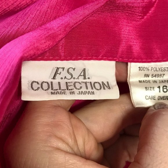 F.S.A. Collection Vintage Button Up Shirt Sz 16 - Picture 3 of 4